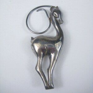 Antelope Vintage Sterling Silver Deer Brooch Pin 925 Mexico Taxco